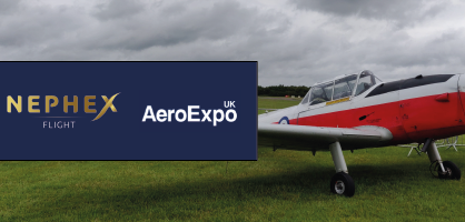 Nephex Flight to exhibit at AeroExpo UK