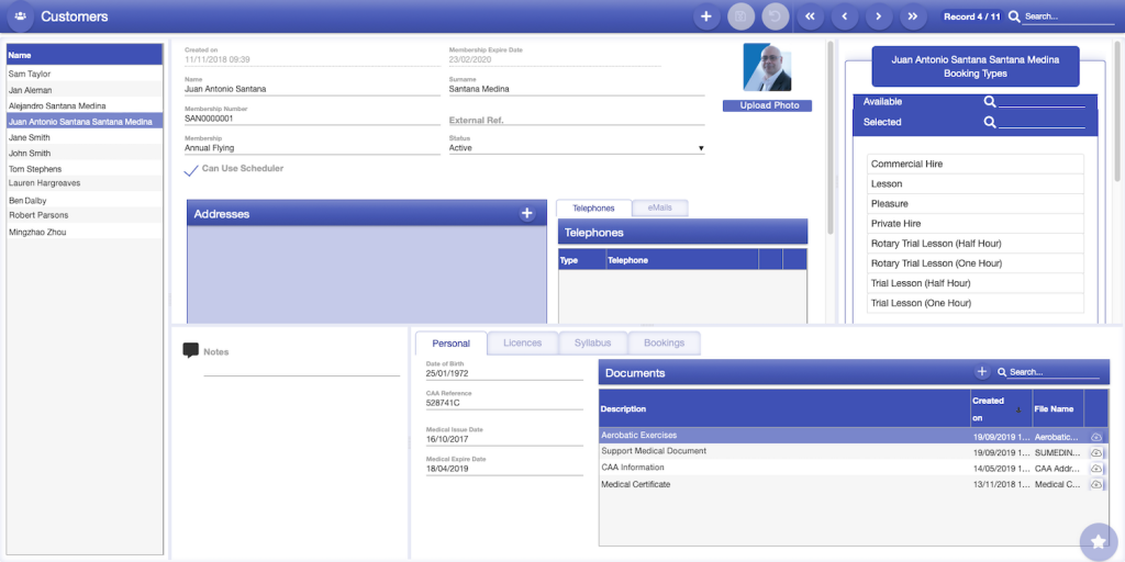 Flight School Document Management Software Customers